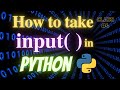 #4 How to take User input in Python? | User input in Python | Python Tutorial for beginners
