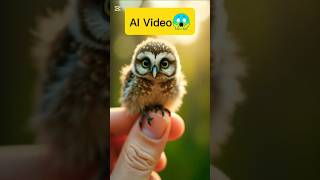 Cute Owl Edits 😍 #ai  #evolution  #animation #animals #trend