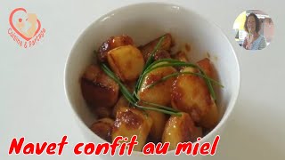 Cuisson Du Navet Confit Au Miel.