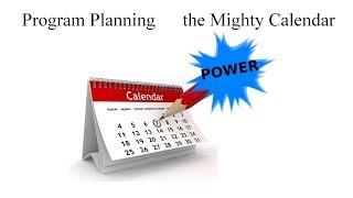 Program Planning Calendar Module