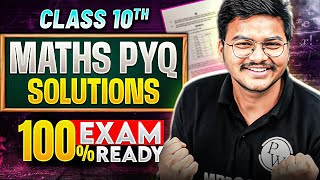 MP Board Class 10th Maths PYQ 2024 🔥 | Complete Solution with Tips 📚✅