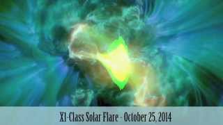 X1-Class Solar Flare - October 25, 2014