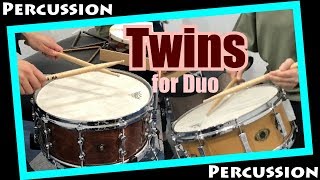 Twins for Percussion Duo (Comp. by KATO Daiki)