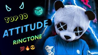 Top 10 Attitude Background music 2022 || top 10 attitude ringtone || Inshot music ||
