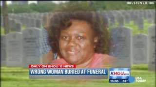 Wrong body buried at woman's funeral