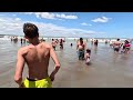 🇦🇷 mar del plata beach a beautiful day at argentina