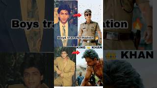 king khan transformation || srk struggle story | #shahrukhkhan #srkstatus #pathan #jawan #viralshort