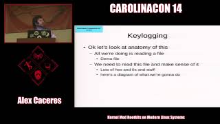 Kernel Mod Rootkits on Modern Linux Systems (by Alex Caceres)