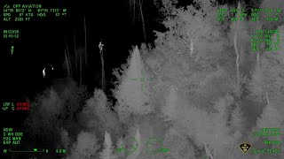 Ontario Police SAR Helicopter Finds Child Lost In Woods