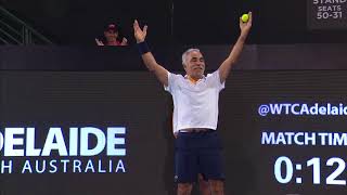 Match Highlights - Team Aus v Team Int Legends Doubles Day One | World Tennis Challenge 2018