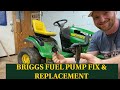 Briggs and Stratton Fuel Pump Replacement - $6 QUICK FIX!!!