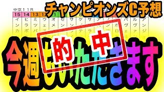 【予想/推奨馬券】チャンピオンズC 2018 競馬予想