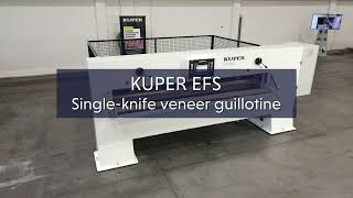 KUPER EFS Single-knife veneer guillotine (english)