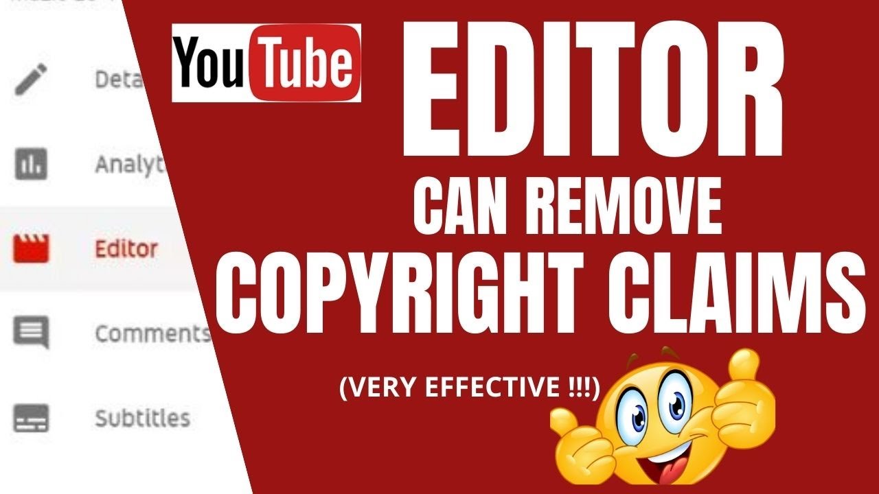Editor Can Remove Copyright Claim How To Remove Multiple Editor Can Remove Copyright Claim How To Remove Multiple