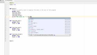 PRG 105: Global Variables in Python
