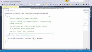 DevExpress CodeRush: Compress To Lambda