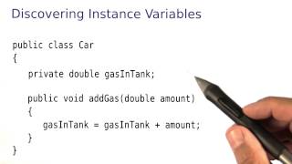 Discovering Instance Variables - Intro to Java Programming