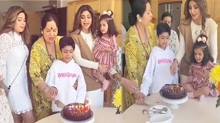 Shilpa Shetty Daughter Samisha Shetty Celebrating Nani's Birthday