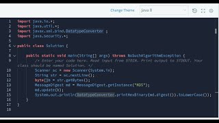 java MD5 | hackerrank