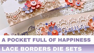 #128 In Focus: Slimline Lace Borders and Floral Lace Border Die Sets