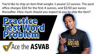 ASVAB Arithmetic Reasoning - Practice Test Question (General Word Problem and Solution)