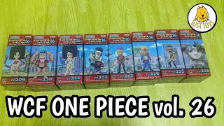 รีวิวโมเดลวันพีช WCF ONE PIECE Vol. 26 ชุด WATER SEVEN ISLAND