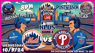 Mets PostGame Show | Mets vs Phillies Game 4 | MLB Playoffs | MLB PostSeason | Mets Talk | Mets |