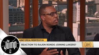 Lakers sign Rajon Rondo: How does he fit next to LeBron James? | The Jump | ESPN