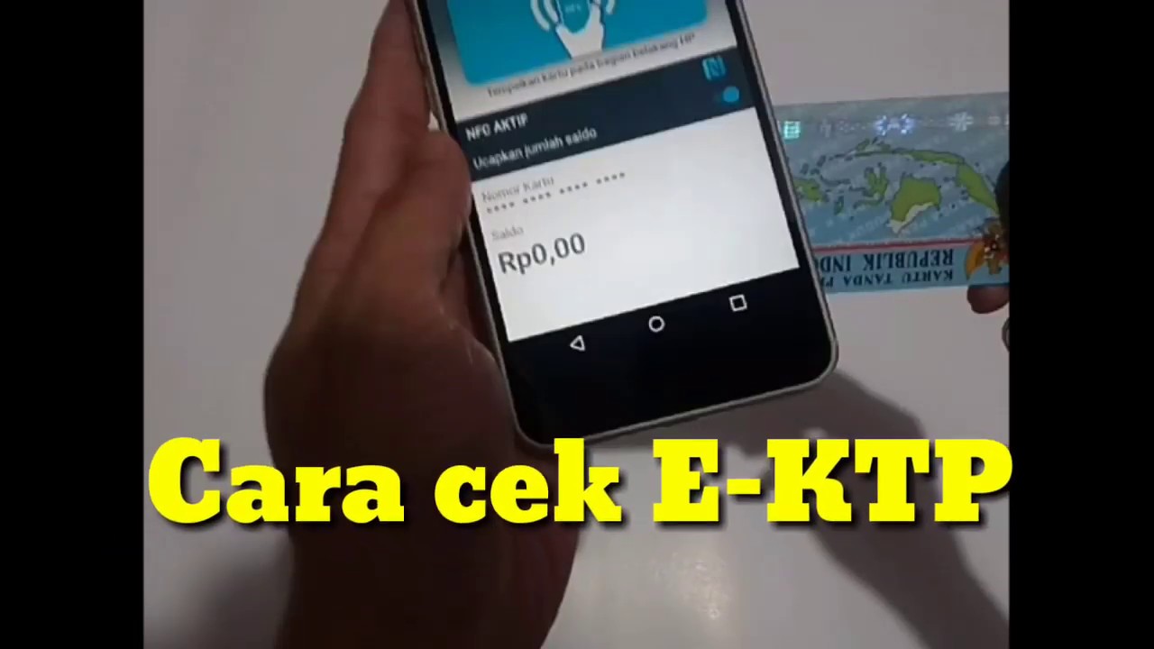 Cara Cek E-KTP Menggunakan HP - YouTube