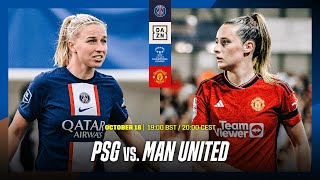 Paris Saint-Germain vs. Manchester United | UWCL Playoff Round 2nd leg Full Match