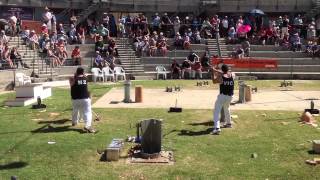 Adam Lowe vs Laurence o'tool Standing Block elimination champ round 1