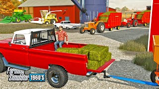 1960'S AMERICAN FARM- CHOPPING CORN SILAGE FOR CATTLE! (ROLEPLAY)