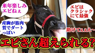 「エピファネイア産駒、強過ぎない？」に対する競馬民の反応集