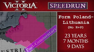 [WR] How I formed Poland-Lithuania as Krakow in less than 24 years - Vic2 IGT Speedrun