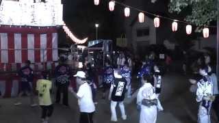 河内音頭　月乃家菊若　in　四條青年団盆踊り(k20150829)