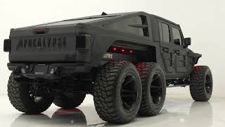 🔥 2023 Apocalypse Hellfire 6x6: Trident doors \u0026 Turbo Diesel! 🔥 (SoFlo Customs)