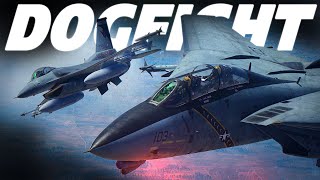 Can The F-14 Tomcat Be A Threat To The F-16 Viper ? | Dogfight | Digital Combat Simulator | DCS |