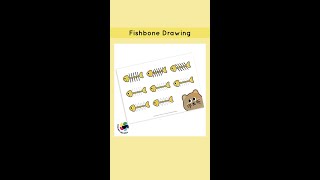Fishbone Drawing Printable #chanafavors