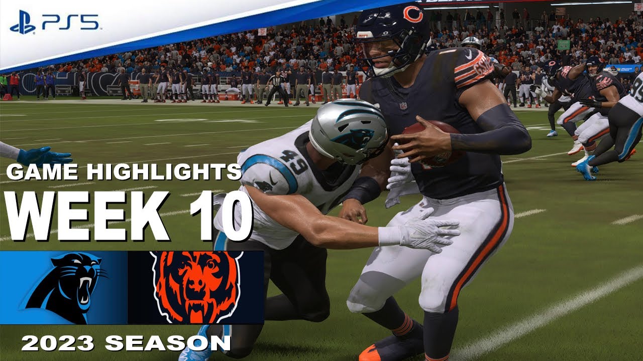 Carolina Panthers Vs. Chicago Bears | NFL 2023 Week 10 - YouTube