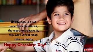 Feb 9 - Chocolate Day | WhatsApp status Video | Daily Status | Romantic Status | Valentine week