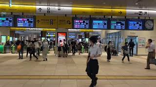 千葉駅改札口の風景