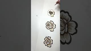 Floral flowers with unique buds / Floral mehndi / Floral designs / Roses / blooming flowers