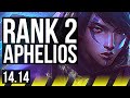 APHELIOS & Thresh vs KALISTA & Pyke (ADC) | Rank 2 Aphelios, 14/1/7, Rank 28 | VN Challenger | 14.14