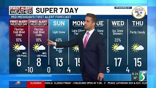 Super 7 Day First Alert Forecast: Winter storm may impact Mid-Michigan