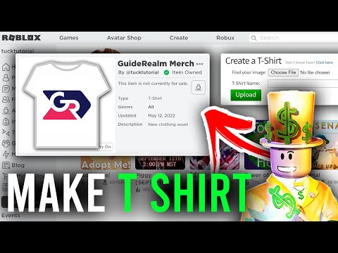 How To Make A T Shirt In Roblox (Full Guide)  Make Roblox T Shirt