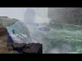 நயாகரா அருவி அமெரிக்கா niagara falls rainbow bridge 4k தமிழில்