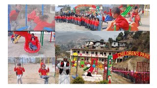 Loyola Hr Sec School Kiphire Children's Park Inaugurated by Rev Fr Jacob Secretary CEDOK