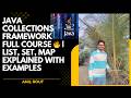 Java Collections Framework Full Course 🔥 | List, Set, Map Explained with Examples