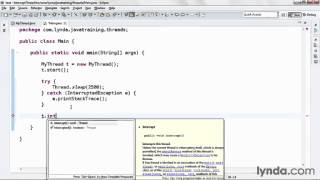 java tutorial Interrupting a Thread