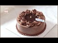 Home-made Chocolate Buttercream Cake // No eggs(Subtitle on)